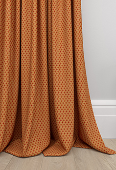Sicily, Terracotta - Made to Measure Curtains